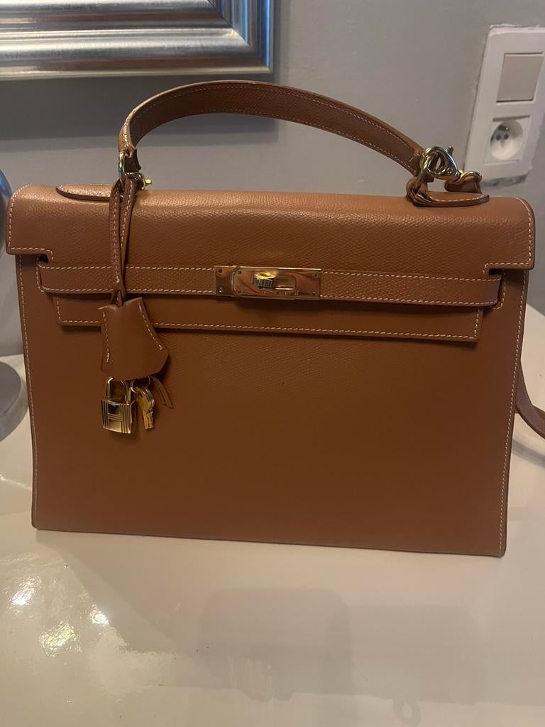 - Sac Kelly sac a main, Enlèvement ou Envoi, Comme neuf, Beige
