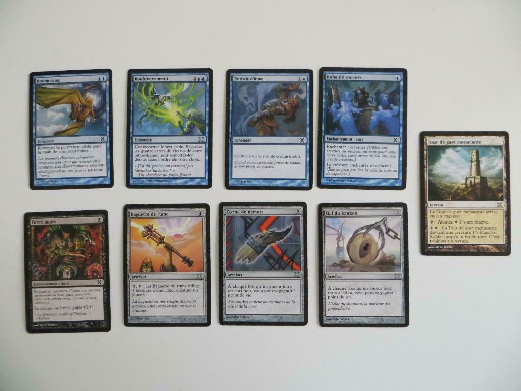 Cartes 10ème édition Magic L'Assemblée, Enlèvement ou Envoi, Utilisé, Cartes en vrac