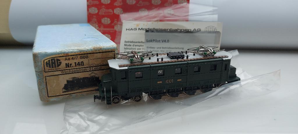 Hag 140 Ace 4/7 AC/Numérique, Hobby & Loisirs créatifs, Trains miniatures | HO, Autres marques, Enlèvement ou Envoi, Courant alternatif
