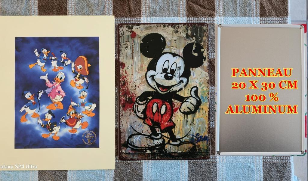 1994-STUDIO DISNEY LITHO DONALD- 1 MICKEY ALU, Enlèvement ou Envoi, Mickey Mouse, Utilisé, Image ou Affiche