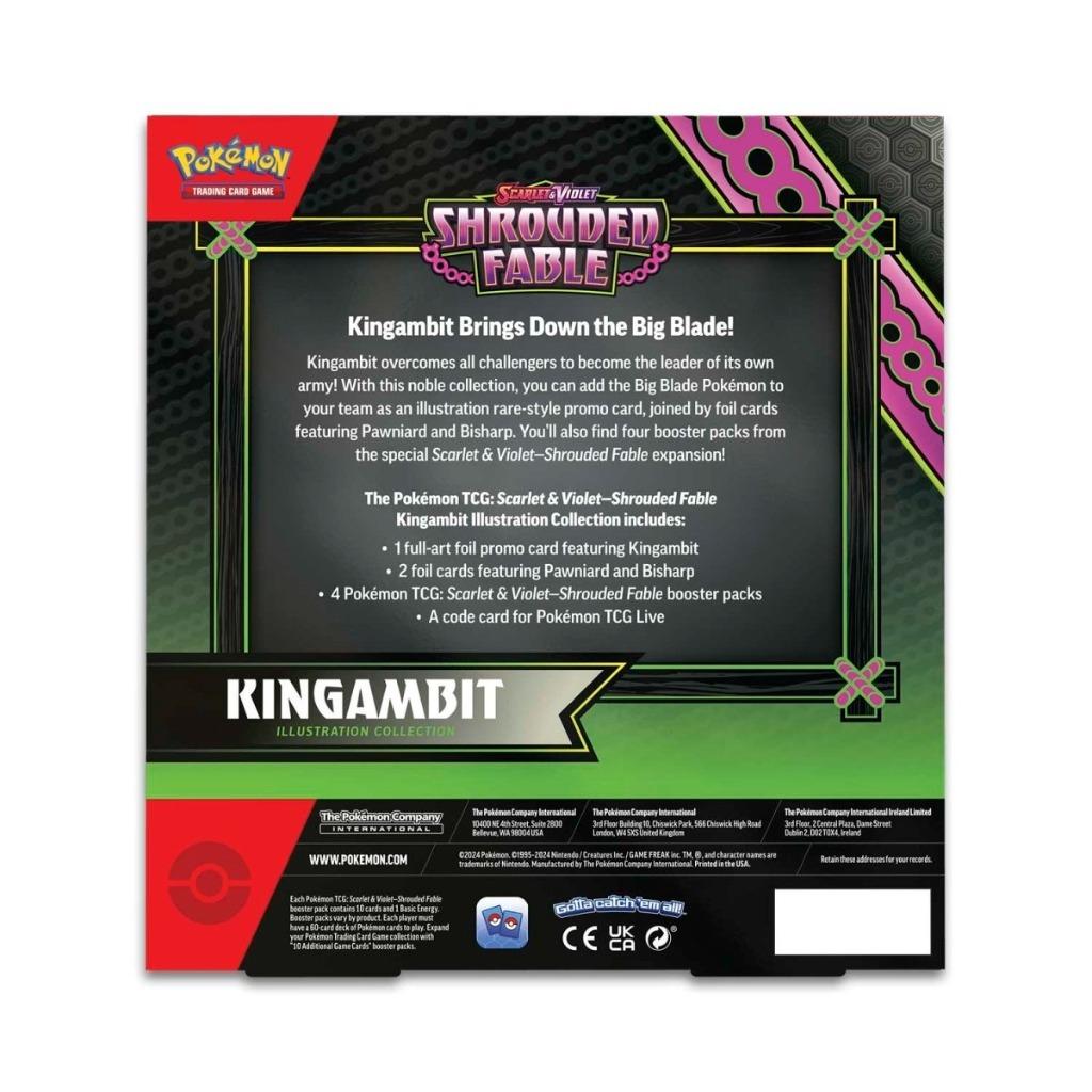 Pokemon Shrouded Fable - kingambit Illustration Collection, Enlèvement ou Envoi, Neuf, Autres types, Foil
