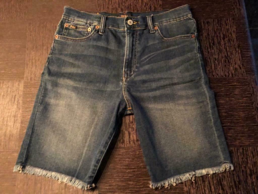 Polo Ralph lauren jeans shorts, Kinderen en Baby's, Broek, Ophalen of Verzenden, Zo goed als nieuw, Jongen