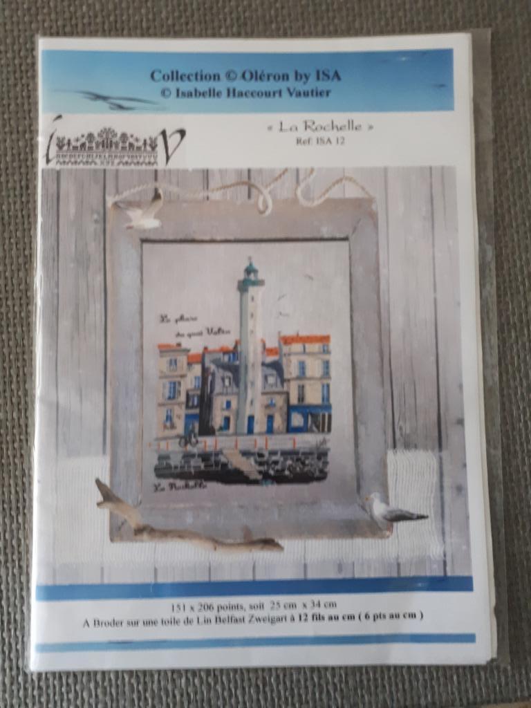 kruissteekpatroon Isabelle Vautier La Rochelle, Hobby en Vrije tijd, Borduren en Borduurmachines, Ophalen of Verzenden, Nieuw