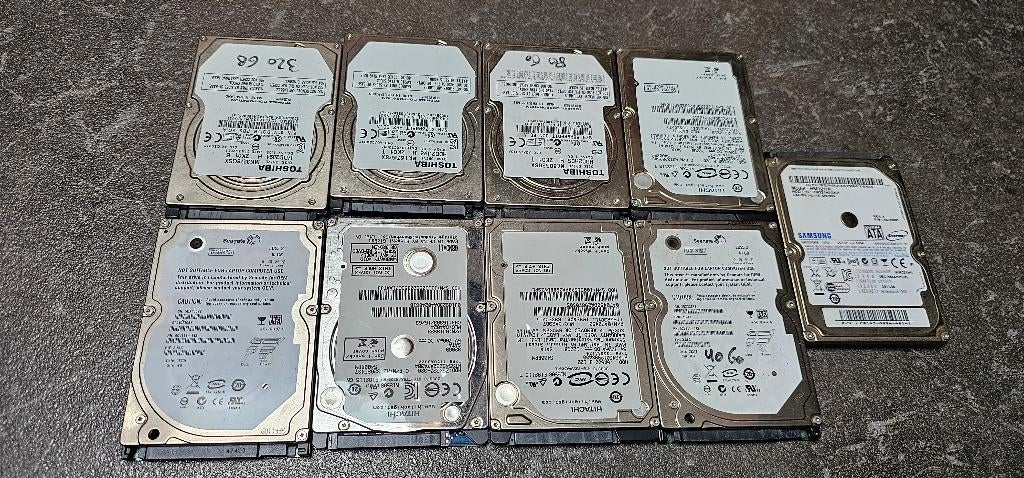 Lot disque dur sata 2.5, Informatique & Logiciels, Enlèvement ou Envoi, Utilisé, SATA
