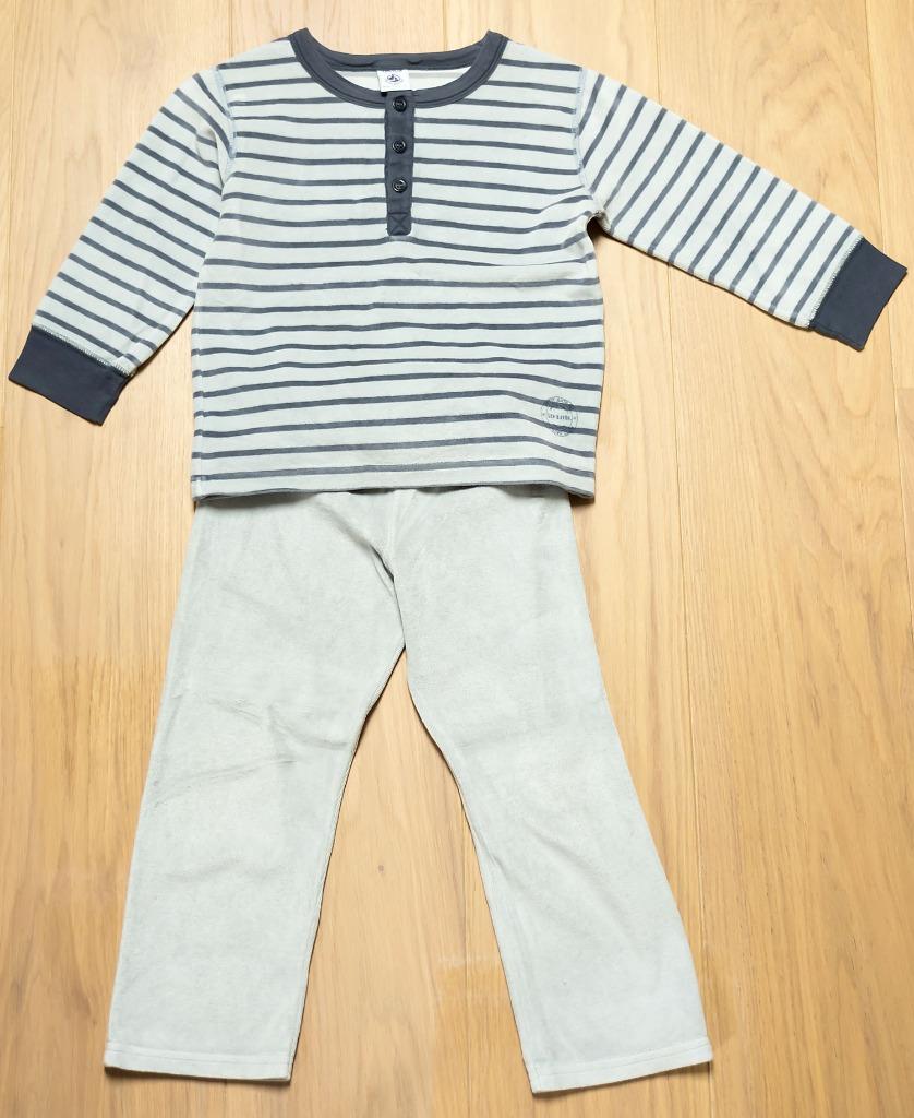 Fluwelen pyjama Petit Bateau, maat 4 jaar, Nacht- of Onderkleding, Gebruikt, Ophalen of Verzenden, Petit Bateau