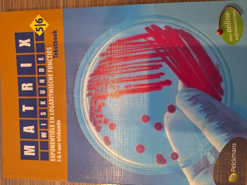 MATRIX WISKUNDE EXPONENTIELE EN LOGARITMISCHR FUNCTIES 3&4 T, Ophalen, Zo goed als nieuw, Nederlands