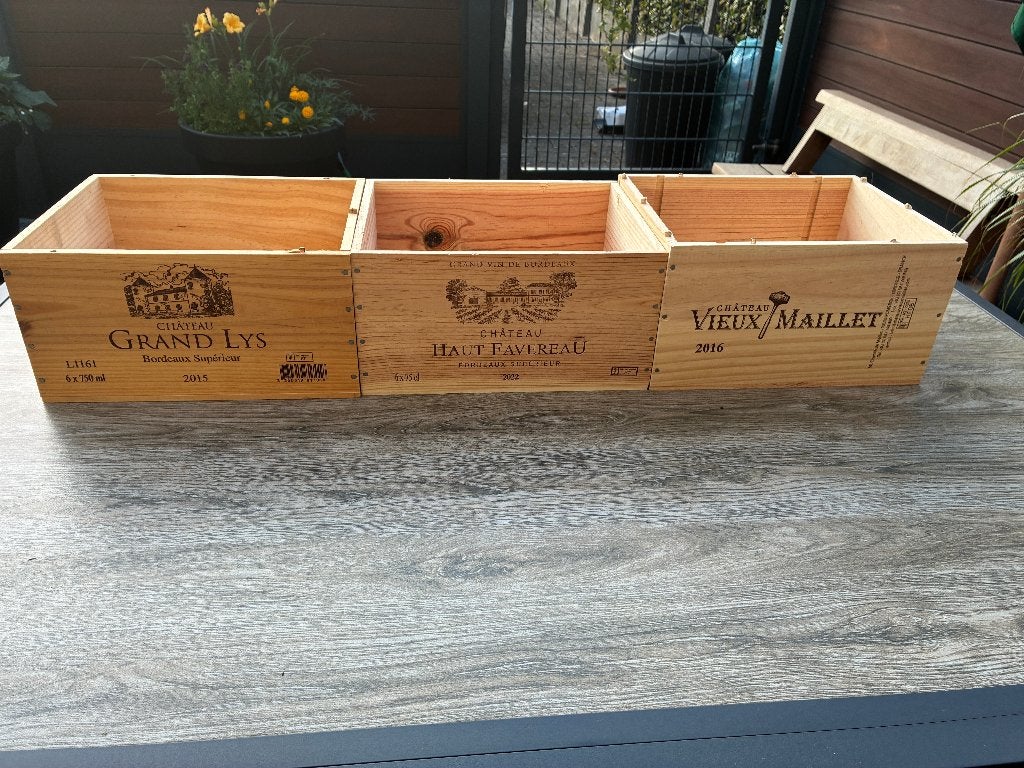 Coffrets à vin, Enlèvement ou Envoi, Utilisé, France, Vin rouge