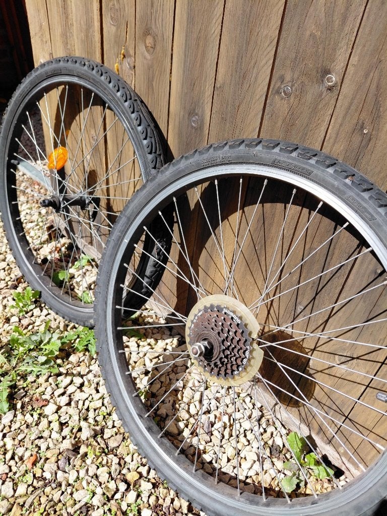 Fietswiel, Fietsen en Brommers, Ophalen, Gebruikt, Band, Aluminium
