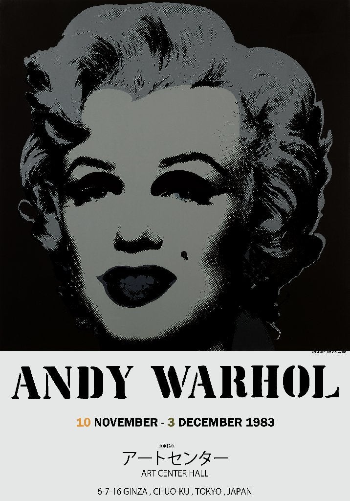 4 Affiches Andy Warhol, Antiek en Kunst, Kunst | Litho's en Zeefdrukken, Ophalen of Verzenden, Lithografie