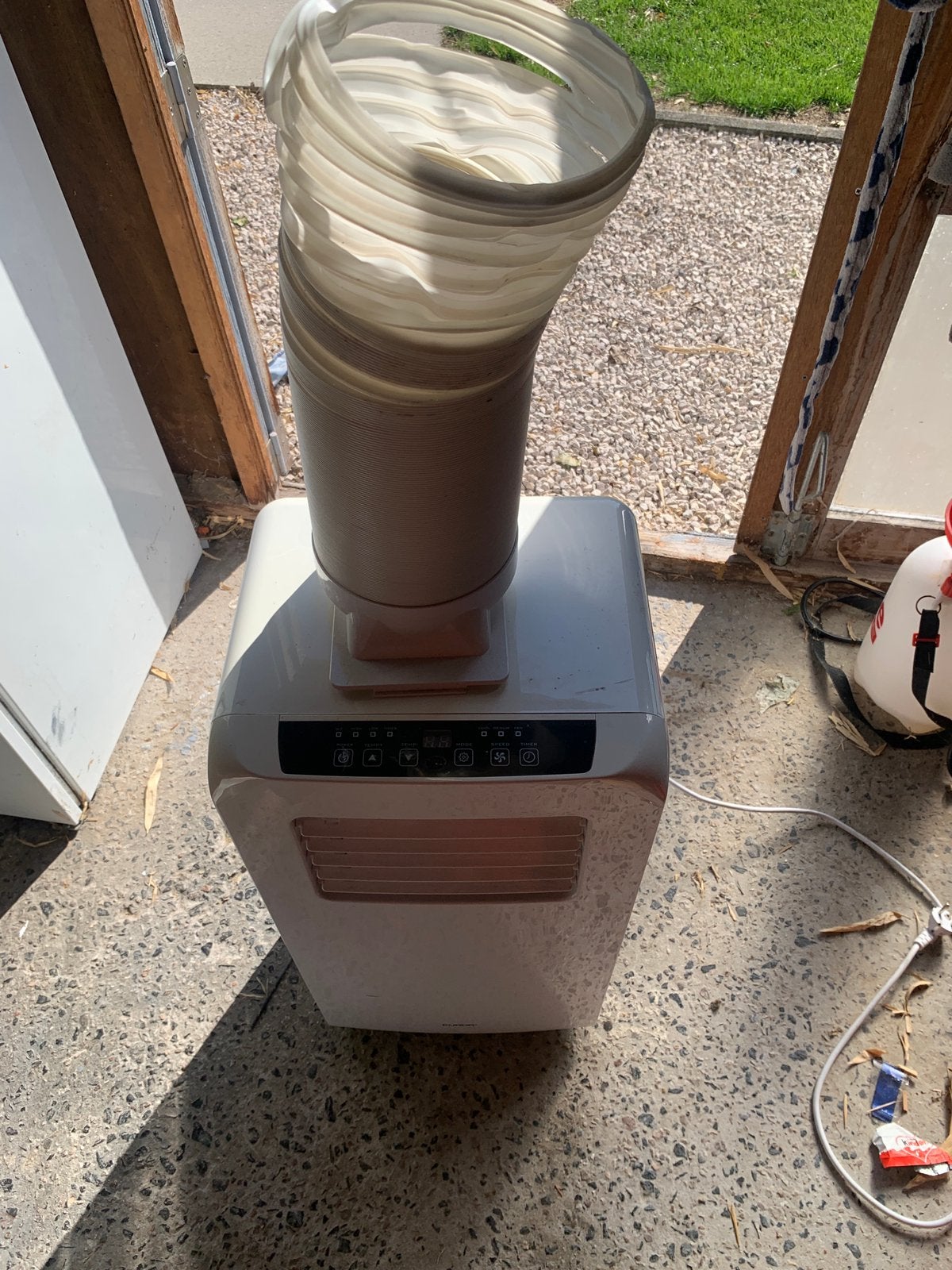 Mobiele airco, Ophalen, Gebruikt, Mobiele airco