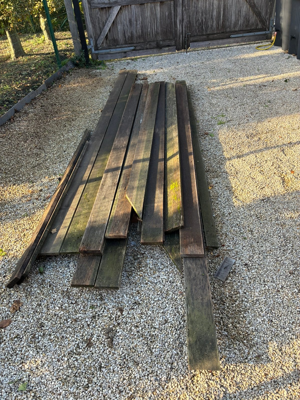 Bankirai, Jardin & Terrasse, Planches, Bois dur, Enlèvement, Utilisé