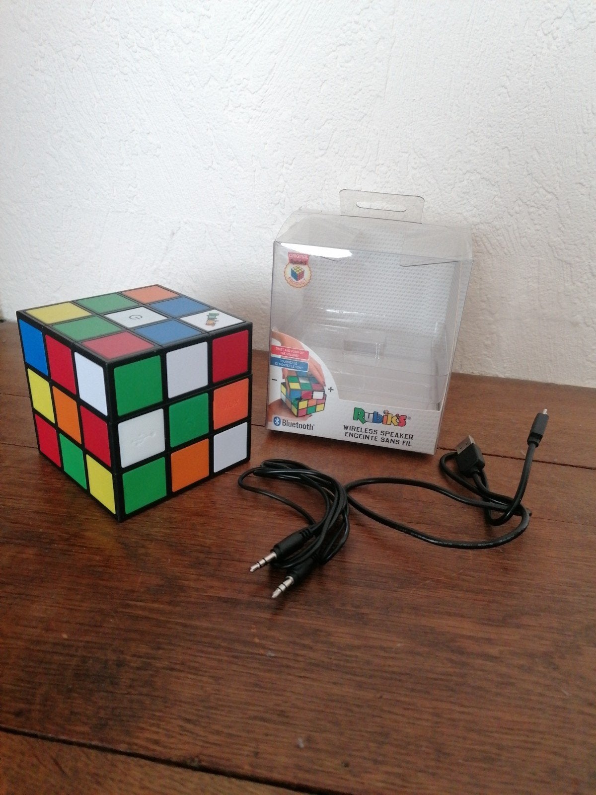 Baffle rubik's cube Bluetooth, TV, Hi-fi & Vidéo, Enceintes, Autres marques, Moins de 60 watts, Comme neuf, Enlèvement