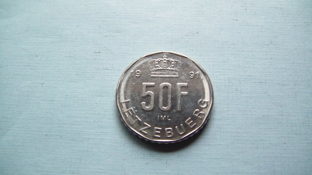 luxembourg 50 francs 1991, Enlèvement