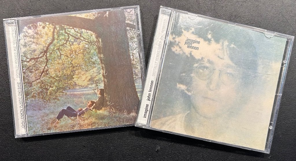 JOHN LENNON - Plastic Ono Band & Imagine (2 CDs; remasters ), Cd's en Dvd's, Cd's | Rock, Zo goed als nieuw, Classic Rock, Album