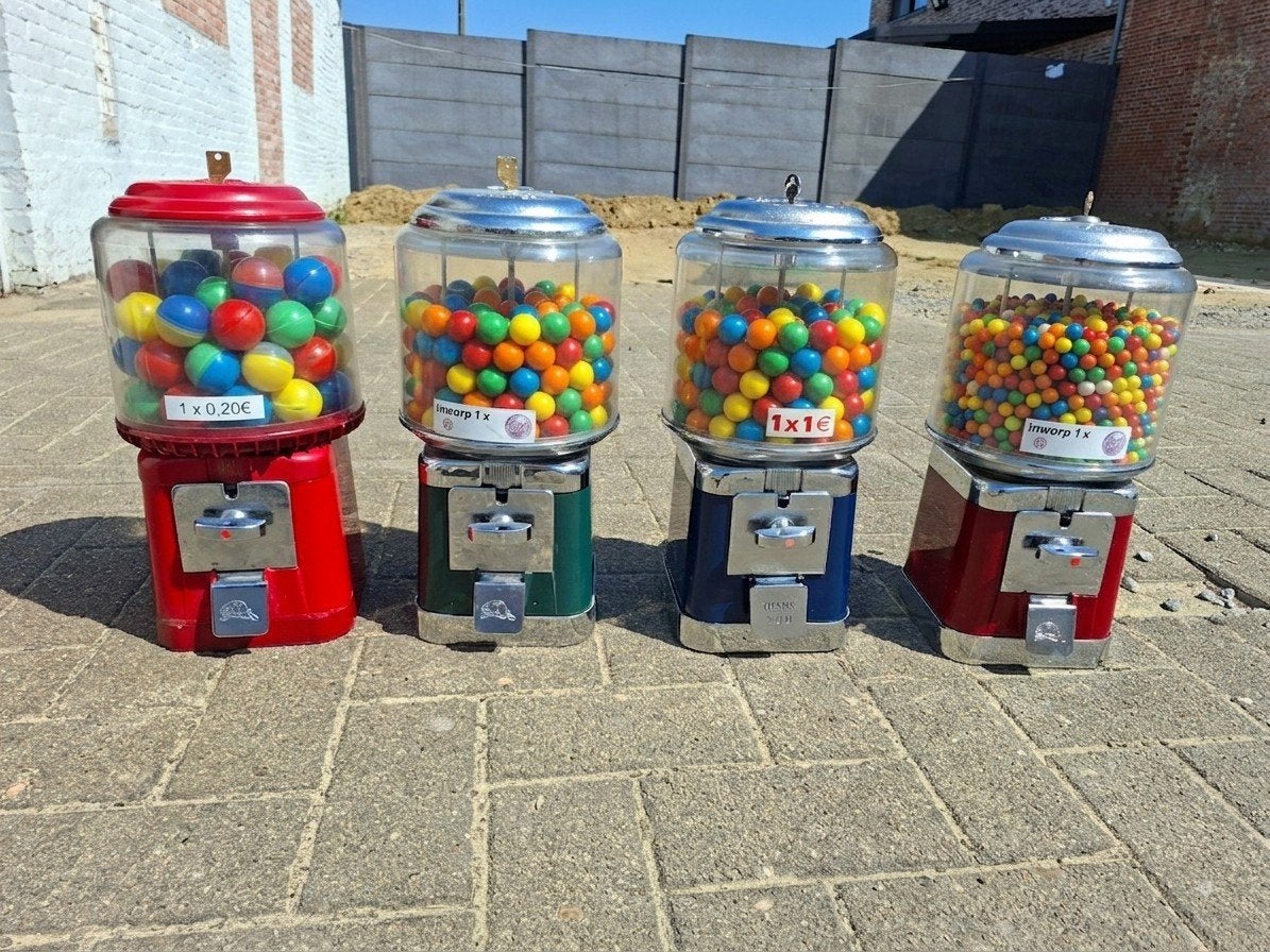 Distributeur automatique Beaver Gumball Vintage Rétro Man Ca, Collections, Machines | Autre, Enlèvement, Utilisé