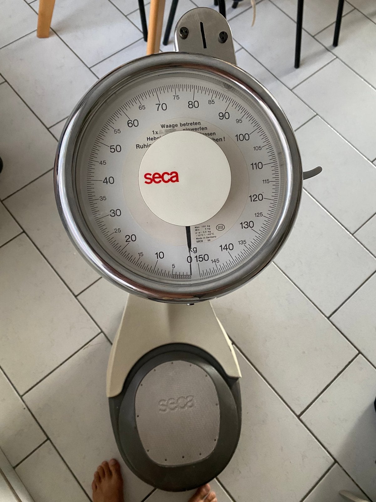 Seca vintage weegschaal, Elektronische apparatuur, Weegschalen, Ophalen, Zo goed als nieuw