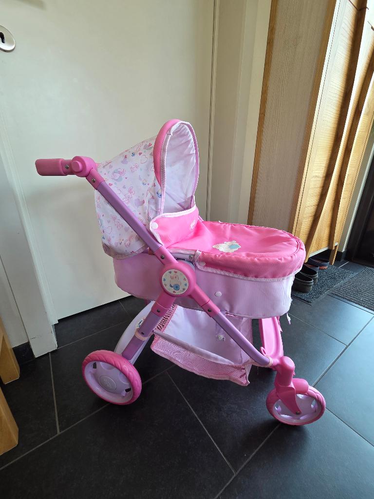 BABY born buggy, eetstoel, draagstoel, verzorgingstas, Ophalen, Gebruikt, Babypop