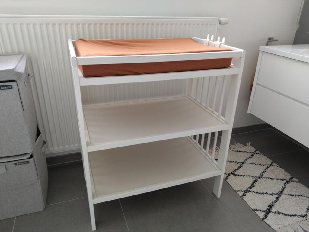 IKEA GULLIVER luiertafel / verzorgingstafel – Wit, Kinderen en Baby's, Ophalen