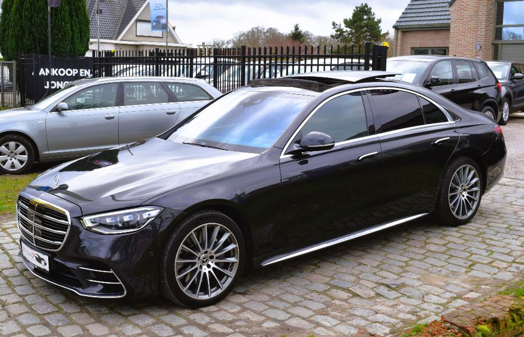 Mercedes S400d 4-Matic/2x AMG LINE/FULL OPTIE/HISTORY, Auto's, Mercedes-Benz, Automaat, 4 deurs, Leder, Bedrijf