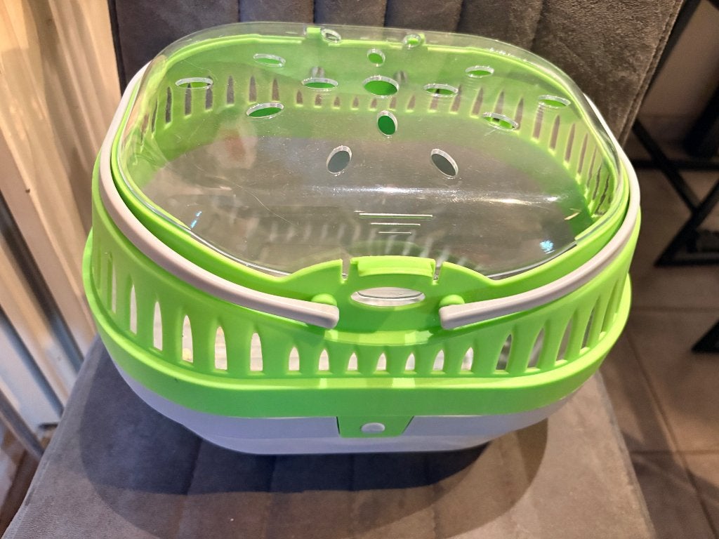 Konijn transportbox / reismand, Minder dan 75 cm, Zo goed als nieuw, Hamster, Reiskooi of Transportbox