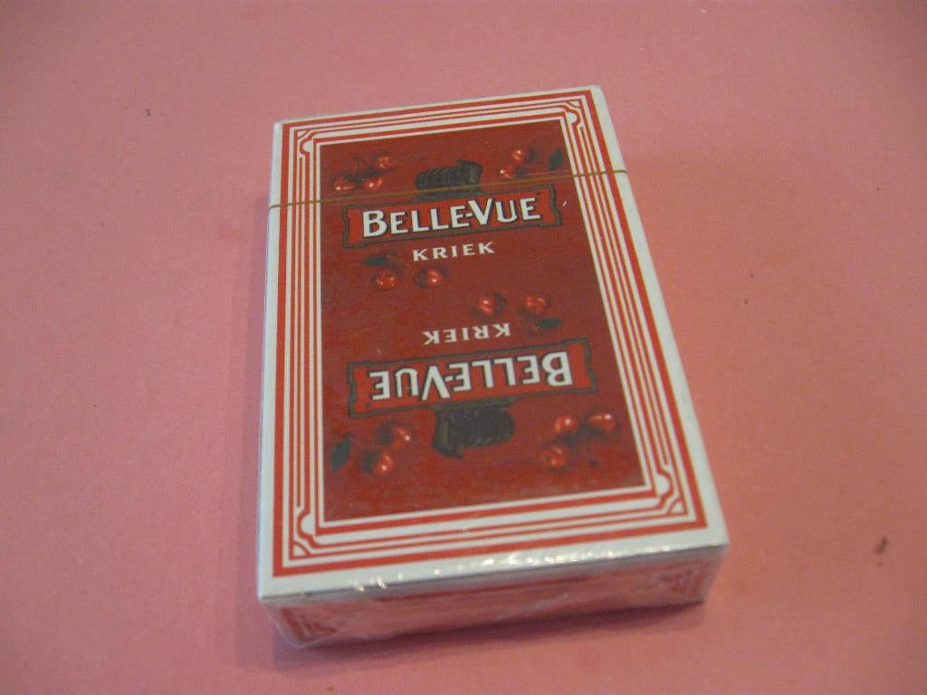 Kaartspel - speelkaarten Bieren Kriek Belle - Vue, Enlèvement ou Envoi, Comme neuf, Carte(s) à jouer