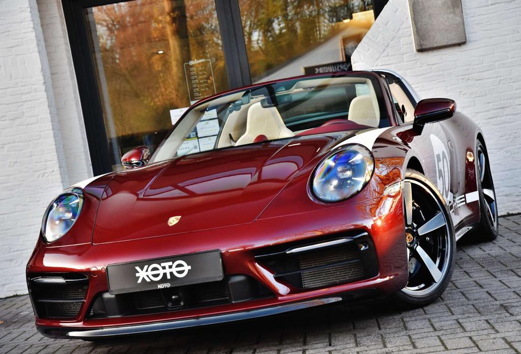 Porsche 911 992 TARGA 4S PDK HERITAGE EDITION *CERAMIC BRAKE, Automaat, 4 zetels, Gebruikt, Leder