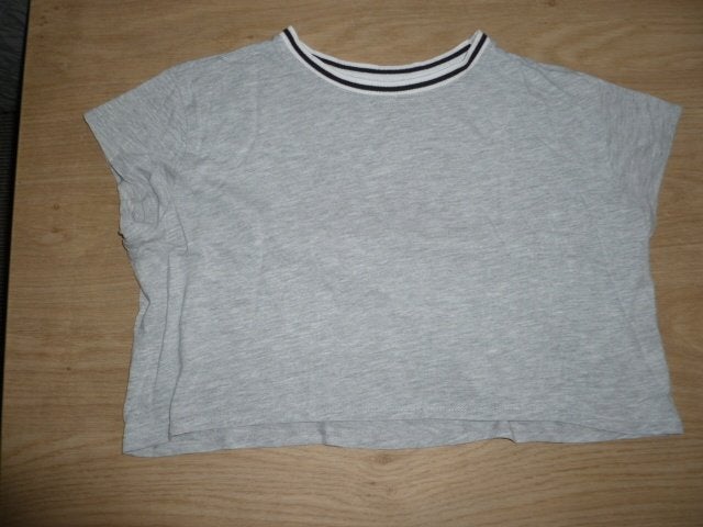 Korte t-shirt meisje, basic h&m, maat 134, Kinderen en Baby's, Kinderkleding | Maat 134, Ophalen of Verzenden, H&M, Meisje