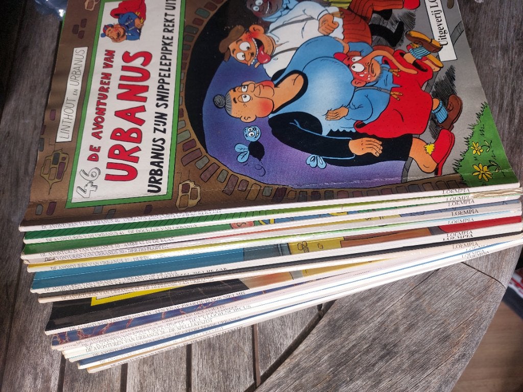 Lot van 17 Urbanus strips 10€, Gelezen, Ophalen of Verzenden, Meerdere stripboeken, Urbanus; Willy Linthout