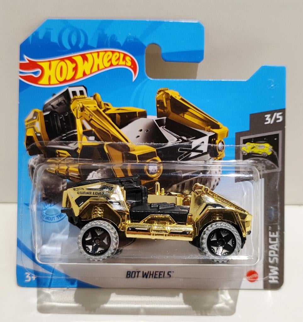 Hot Wheels Bot Wheels Space Lunar Loader Robot Goud (2021), Enlèvement ou Envoi