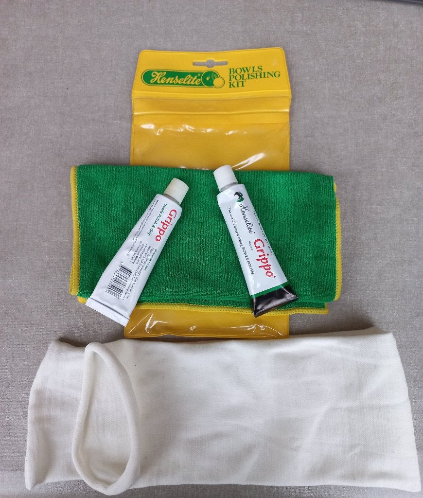 Short Mat Bowls - Polish kit incl deluxe sleeve, Sports & Fitness, Bowling, Enlèvement, Comme neuf
