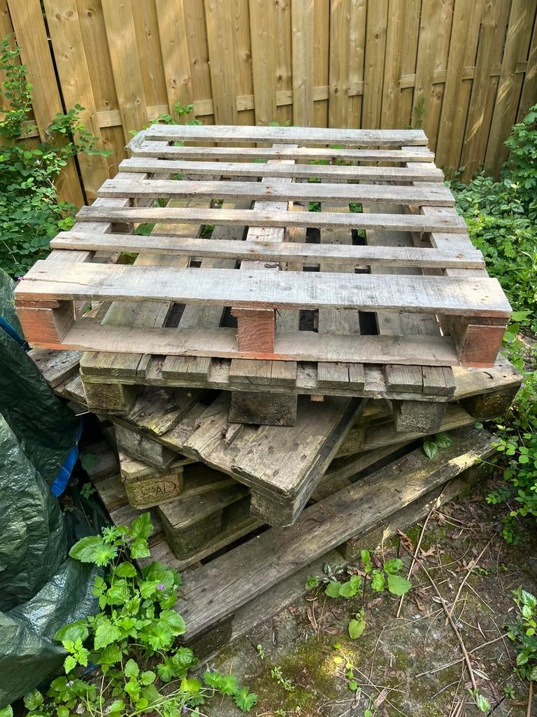 Houten Paletten 6 stuks, Doe-het-zelf en Bouw, Hout en Planken, Ophalen