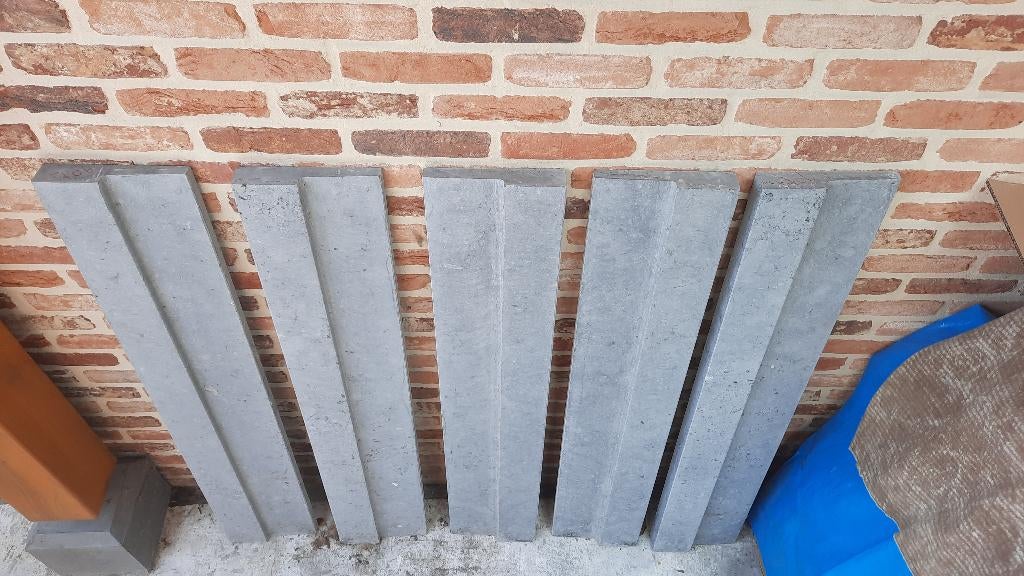 Belgische Blauwe Steen 40x200x1060 5stuks, Ophalen, Overige typen, Nieuw, Natuursteen