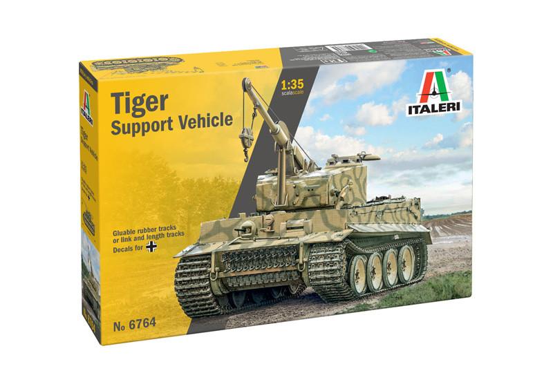 ITALERI 6764 TIGER SUPPORT VEHICLE échelle 1/35, Neuf, Tank, 1:32 à 1:50, Italeri