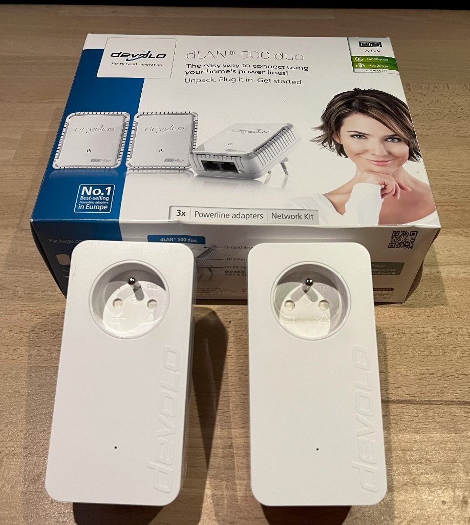 Kit Devolo neuf 2 x 500 + Occasion 2 x 1200 (Test OK), Informatique & Logiciels, Enlèvement, Comme neuf