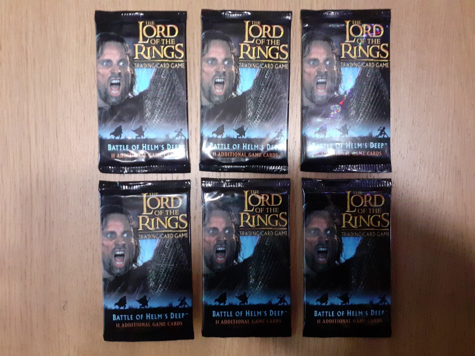 6 Boosters LotR Decipher, Collections, Enlèvement ou Envoi, Neuf, Jeu