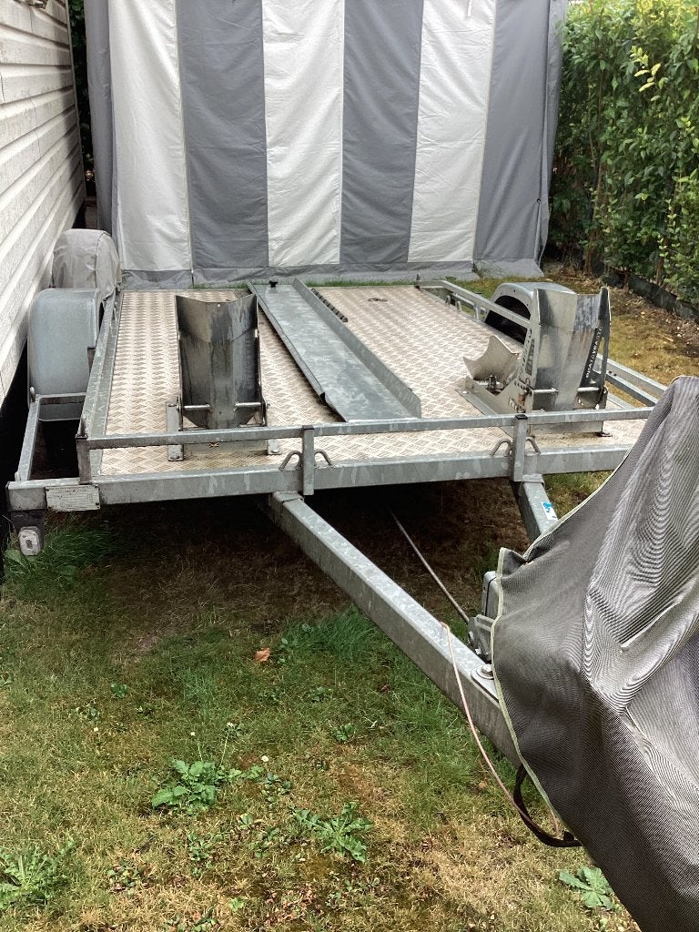 Motor trailer merk van der Horst Nunspeet geremd 750kg €1950, Auto diversen, Aanhangers en Bagagewagens, Ophalen, Zo goed als nieuw
