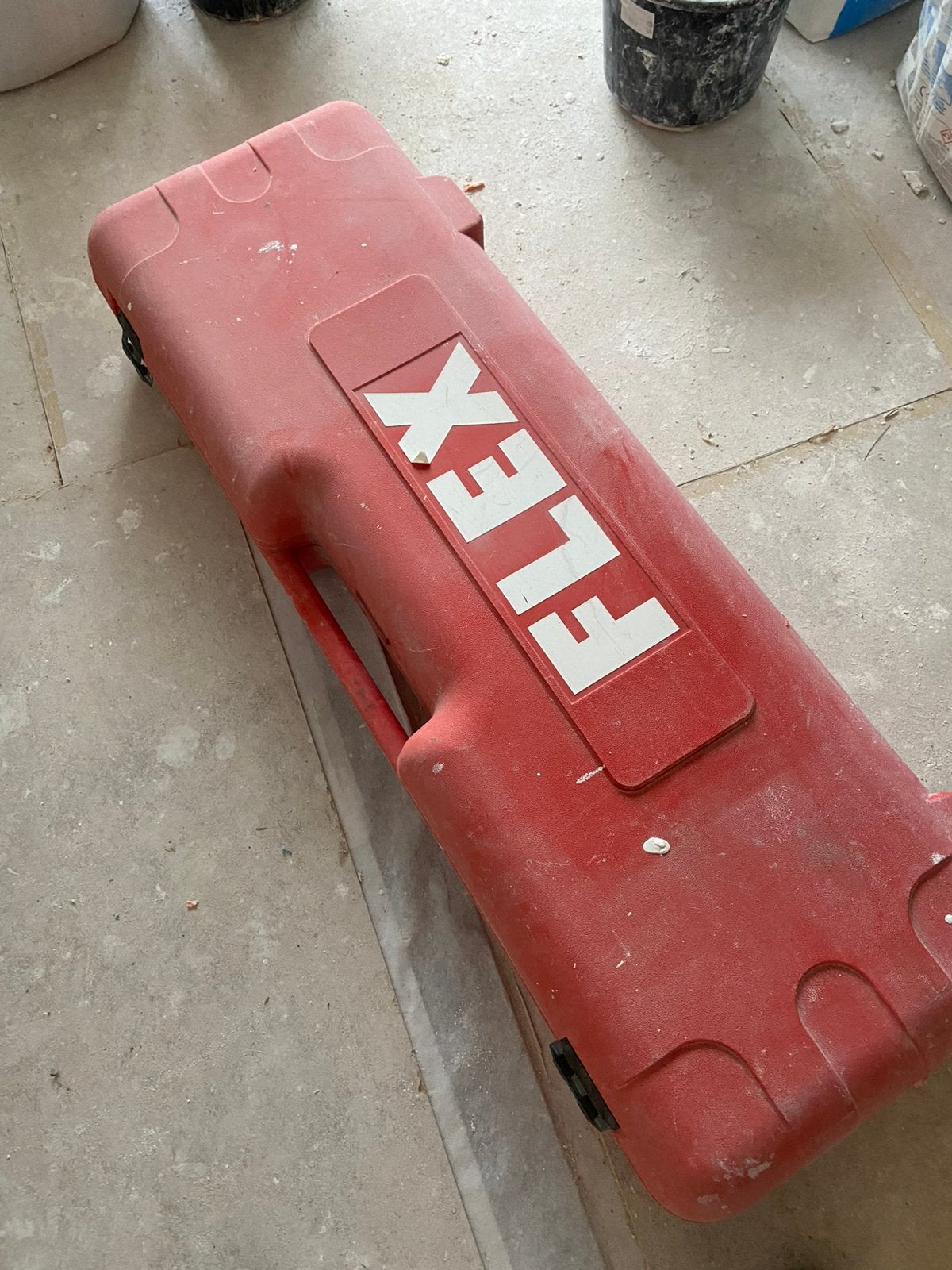 FLEX grote schuur machine met bijna neuw flex stof zuigen., Ophalen, Zo goed als nieuw