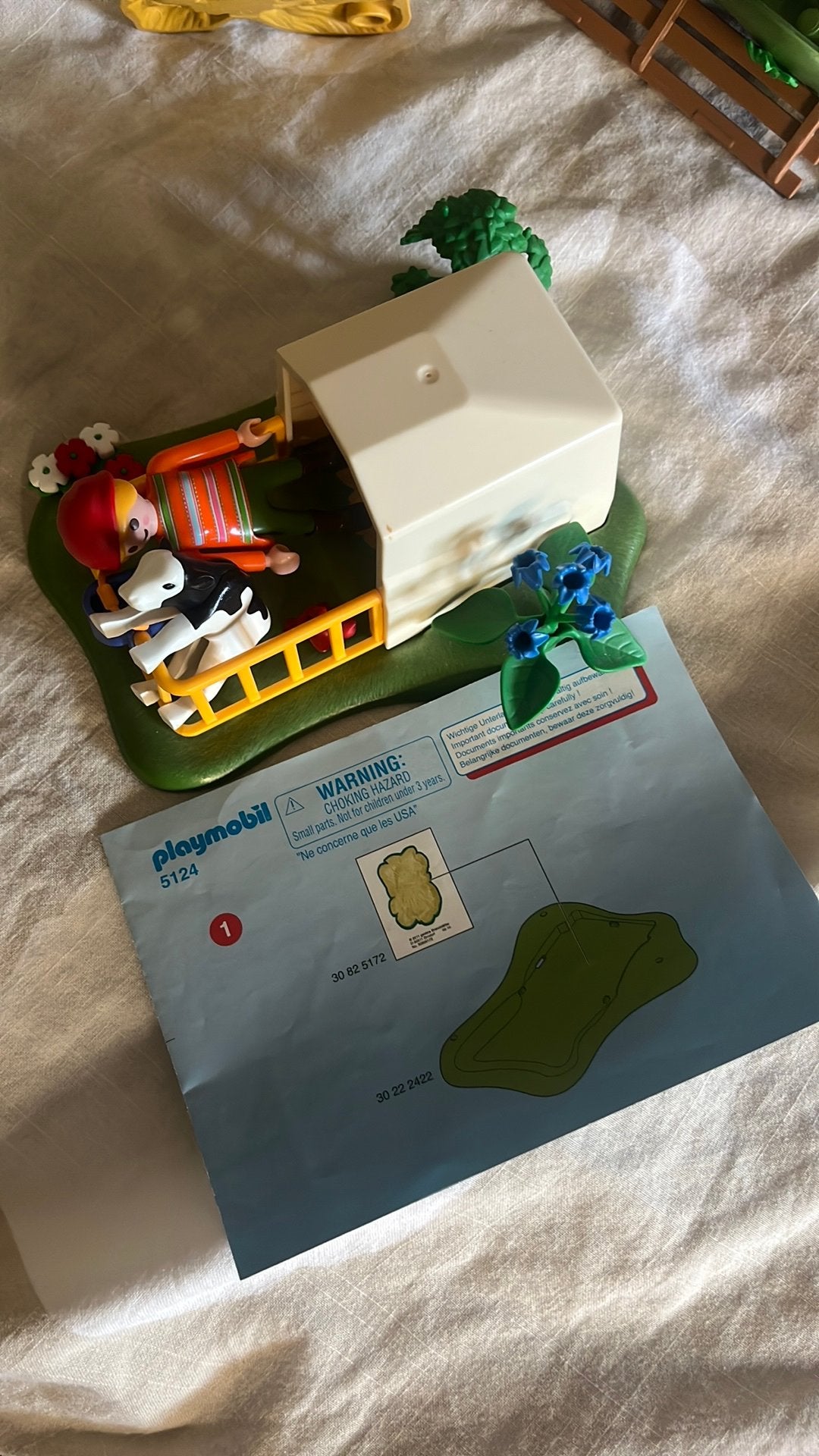 Playmonil veau avec enclos, Enlèvement ou Envoi, Comme neuf, Kit complet