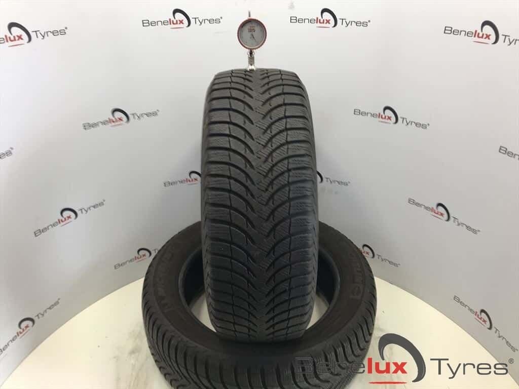 winter 195/55R16 87T Michelin Alpin A4 195/55 R16 195/55/16, Auto-onderdelen, Banden en Velgen, Ophalen, Gebruikt, -, Winterbanden