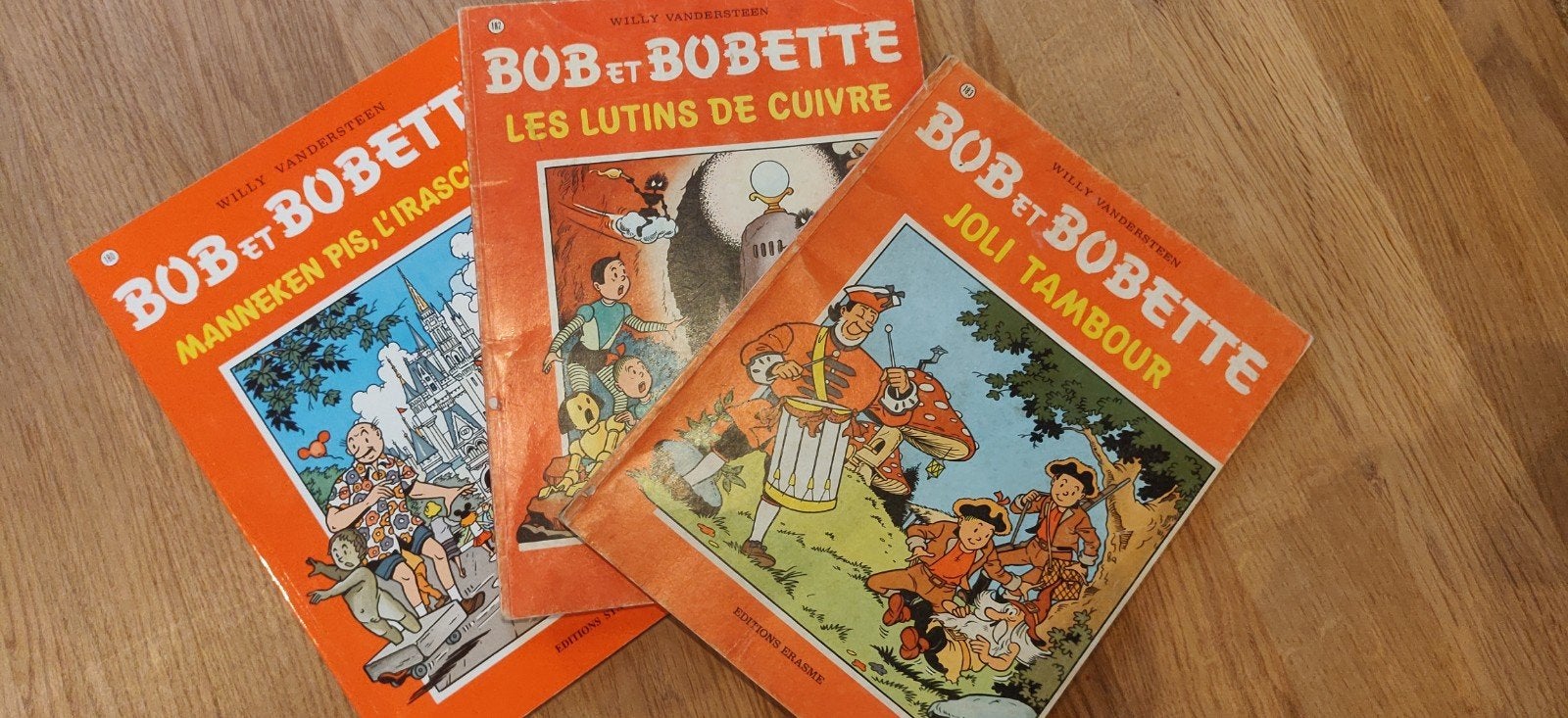 lot de troi  livre bob et bobetteNr. 180+182+183, Livres, Plusieurs BD, Enlèvement ou Envoi, Willy Vandersteen, Utilisé