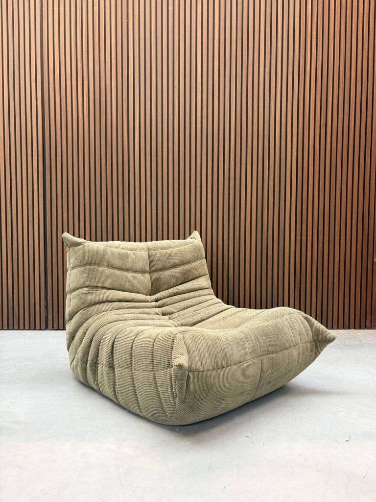 Ligne Roset Togo Eenzits | Olijfgroen Corduroy