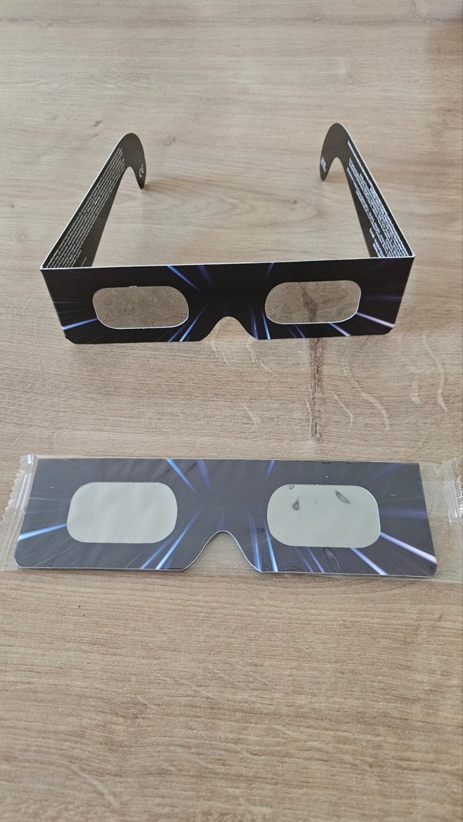 Eclips bril, Ophalen