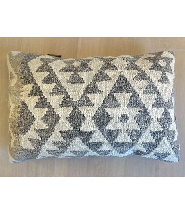 1x natural kelim kussens traditioneel 60x40 cm met vulling, Huis en Inrichting, Woonaccessoires | Kussens, Ophalen of Verzenden