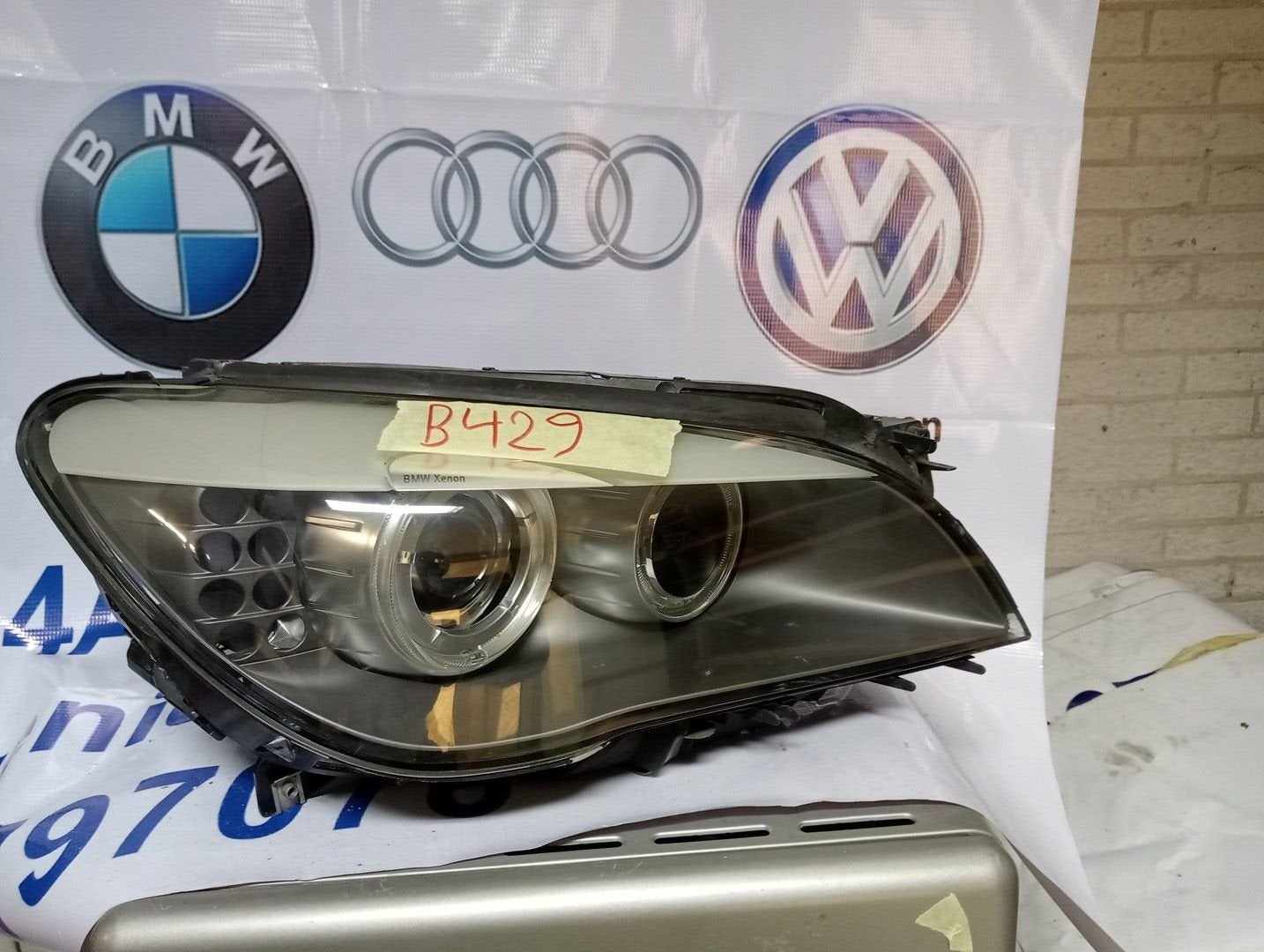 Koplamp BMW 5 Serie E60 Koplamp rechts 7182138, Auto-onderdelen, Gebruikt, -, -, Ophalen of Verzenden