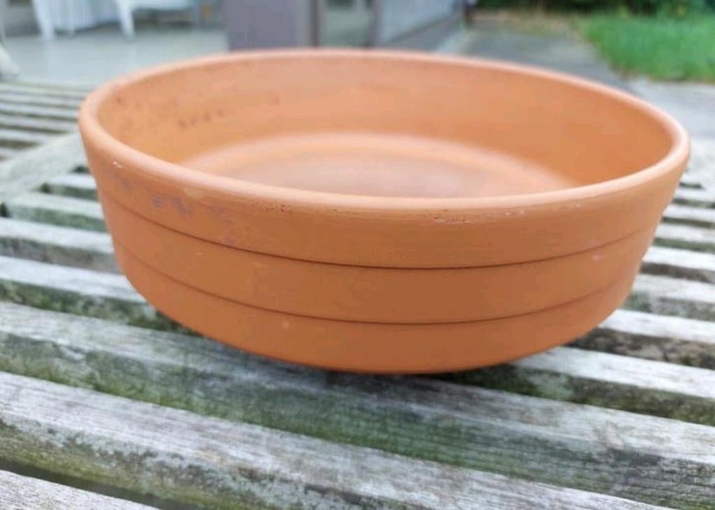 Terracotta schaal / plantenkom diam ca 24 cm, Tuin en Terras, Ophalen, Terracotta, Tuin