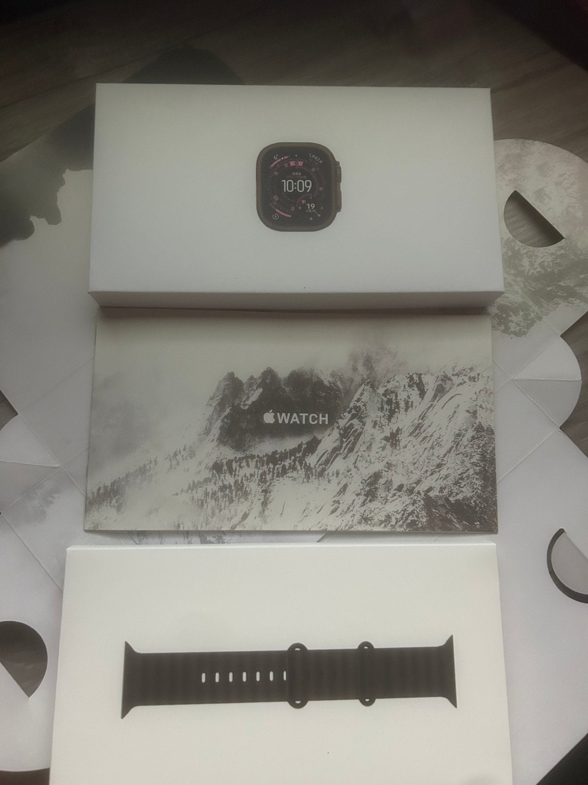 Apple Watch Ultra 3, Ophalen of Verzenden, Zo goed als nieuw, Zwart, IOS