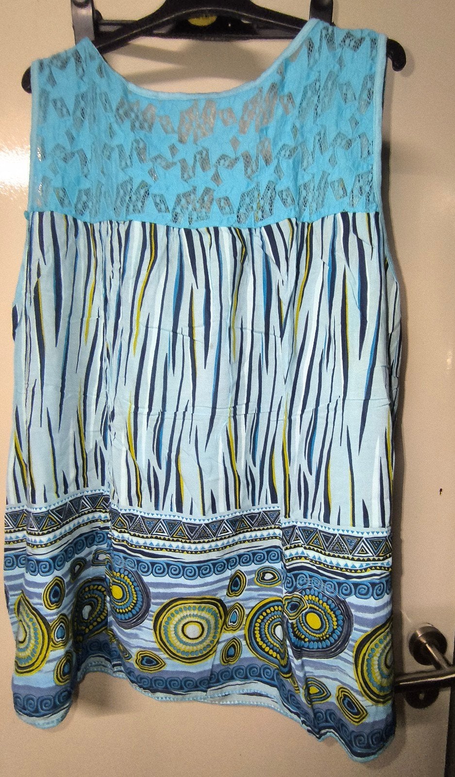 Blouse., Blauw, Maat 46/48 (XL) of groter, Ophalen of Verzenden, Zo goed als nieuw