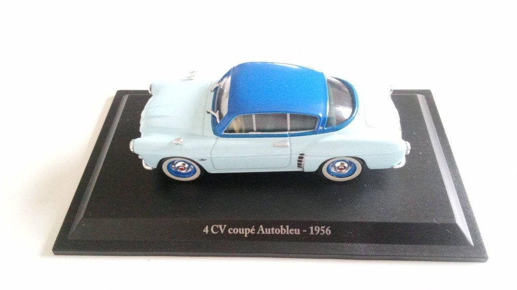 Renault 4CV Coupe Autobleu 1956 — Eligor 1/43, Ophalen of Verzenden, Gebruikt, Auto, Overige merken