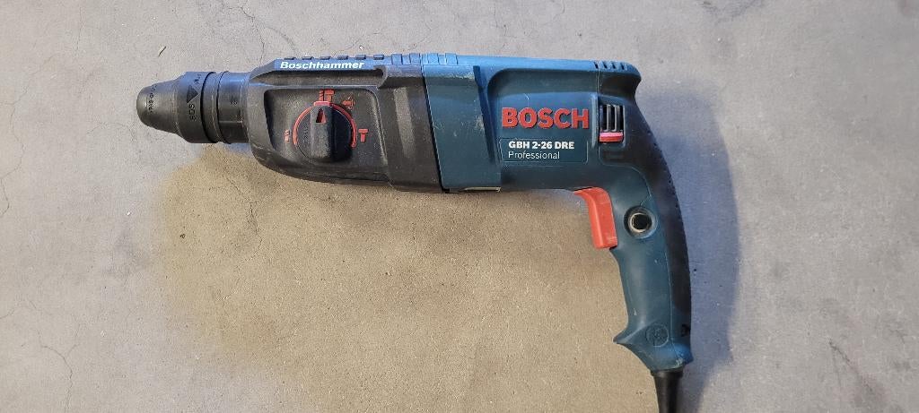 Elektrische Bosch Boorhamer, Doe-het-zelf en Bouw, Gereedschap | Boormachines, Gebruikt, Boormachine, 600 watt of meer, Klopboormechanisme
