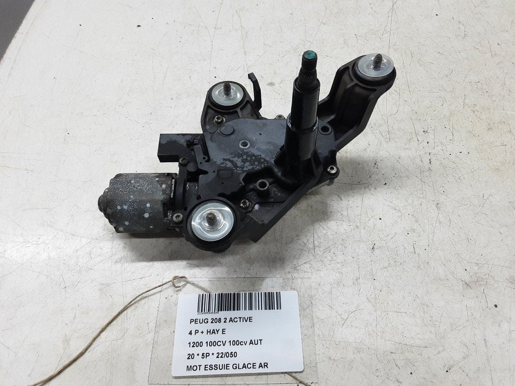 MOTEUR ESSUIE-GLACE ARRIÈRE Peugeot 208 II (UB / UH / UP), Utilisé, Peugeot